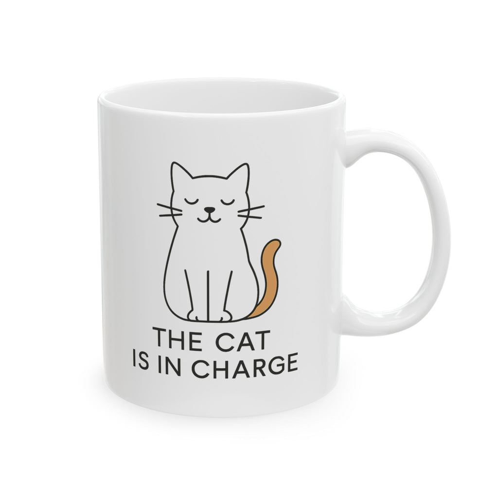 My Cat Judges Me Coffee Mug | Funny Cat Humor | Ceramic Mug