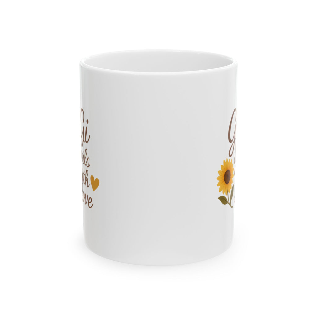 Gigi Spoils With Love Grandmother Coffee Mug | Unique Gift | Ceramic Mug
