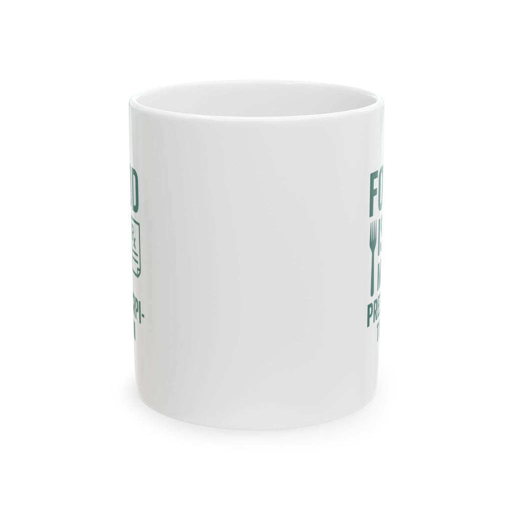 Dietitian Food Is My Prescription Coffee Mug | Unique Gift | Ceramic Mug
