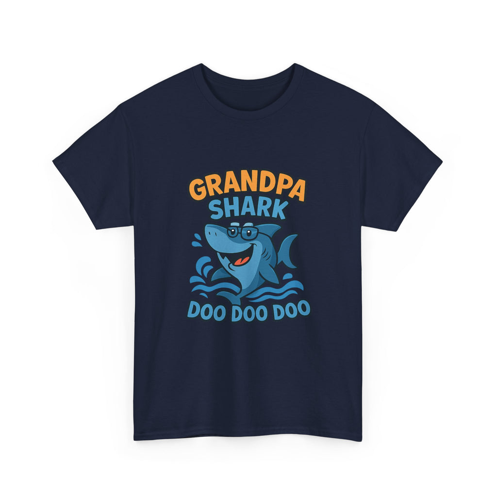 Grandpa Shark Doo Doo Family T-Shirt | Gift for Grandpa | Graphic Tee