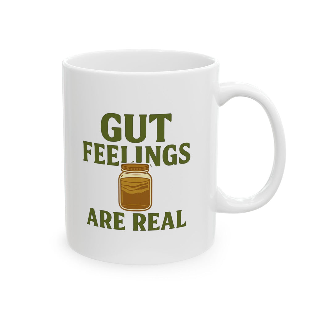 Kombucha Brewer Gut Feelings Are Real Coffee Mug | Unique Gift | Ceramic Mug