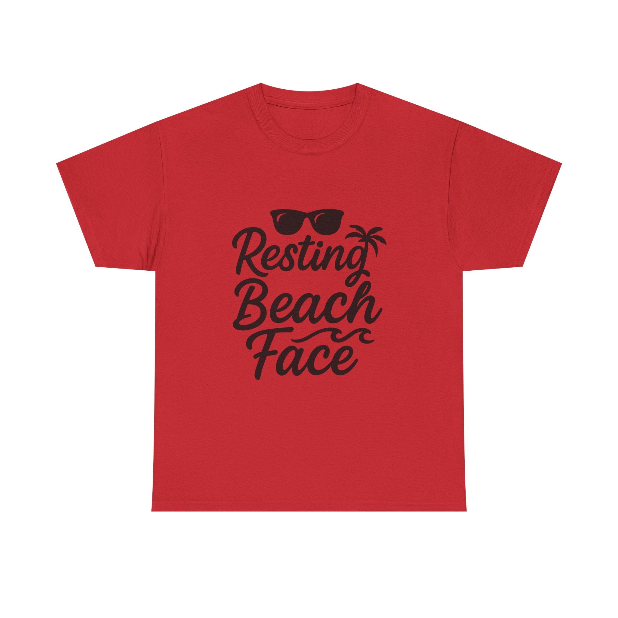 Resting Beach Face Vacation T-Shirt | Cat Lover Gift | Graphic Tee