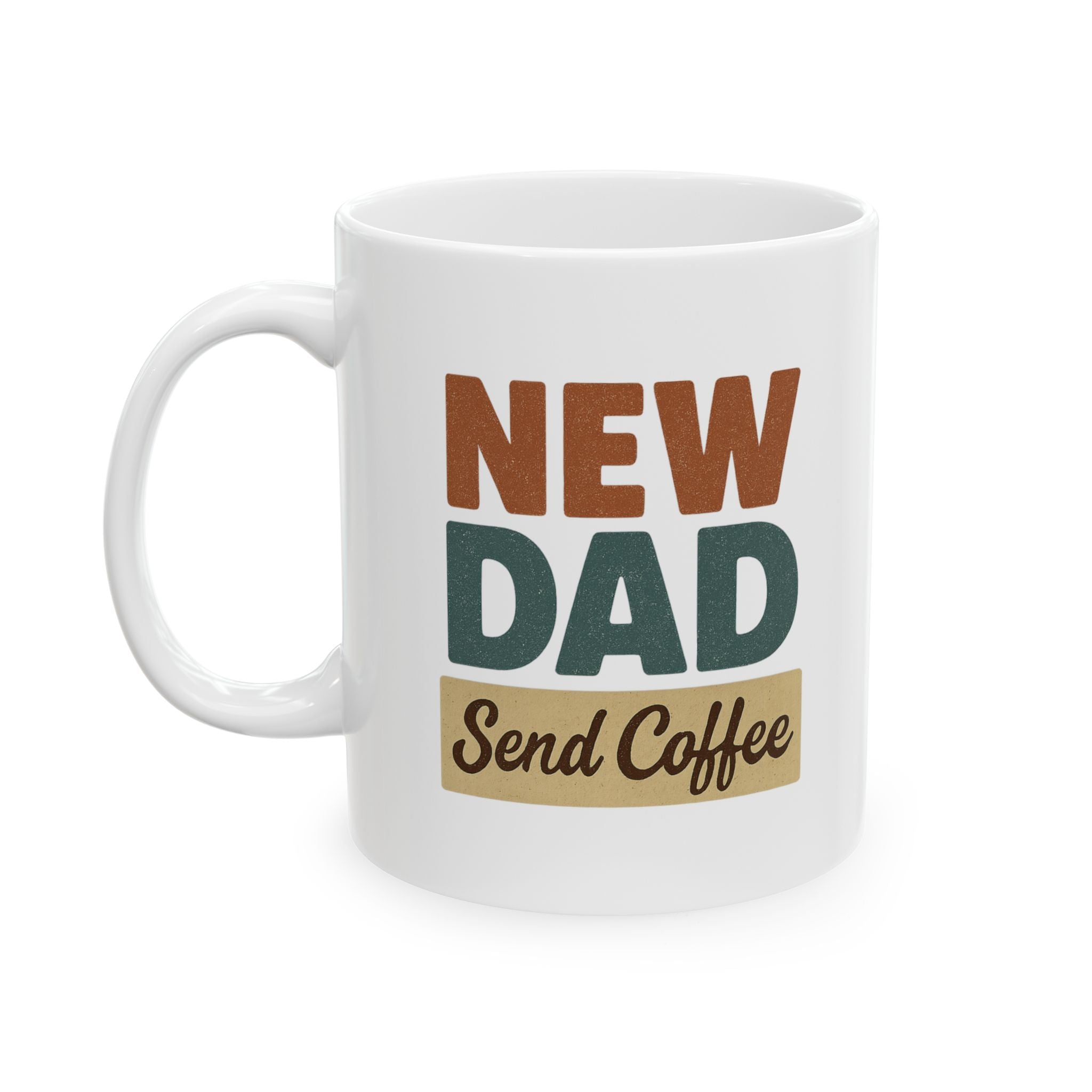 New Dad Who Dis Coffee Mug | New Dad Gift | Ceramic Mug