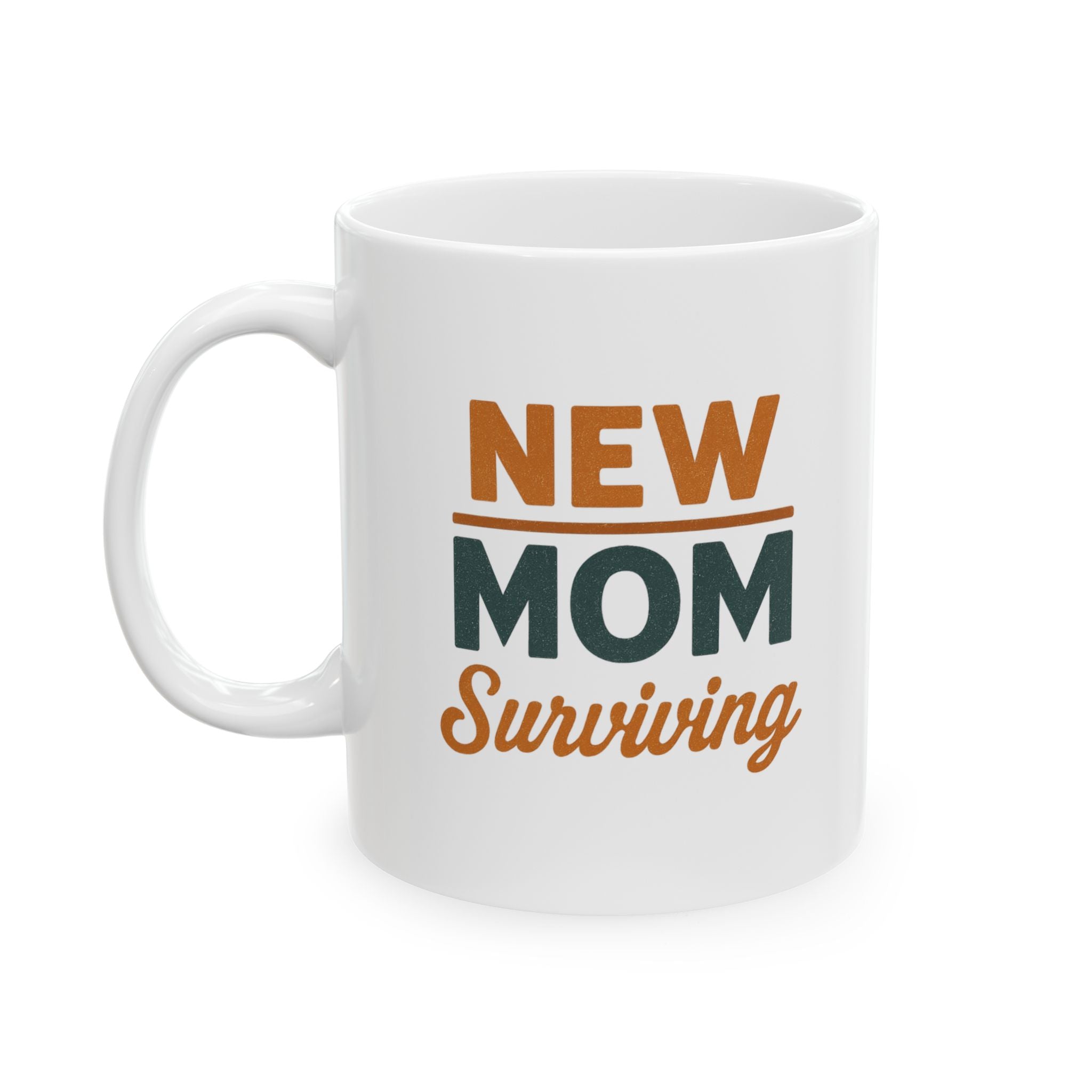 Newborn Mom Boss Level Unlocked Coffee Mug | Funny New Mom Gift | Ceramic Mug