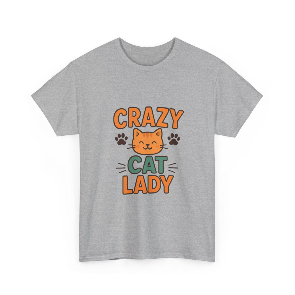 Crazy Cat Lady And Proud T-Shirt | Funny Cat Gift | Graphic Tee