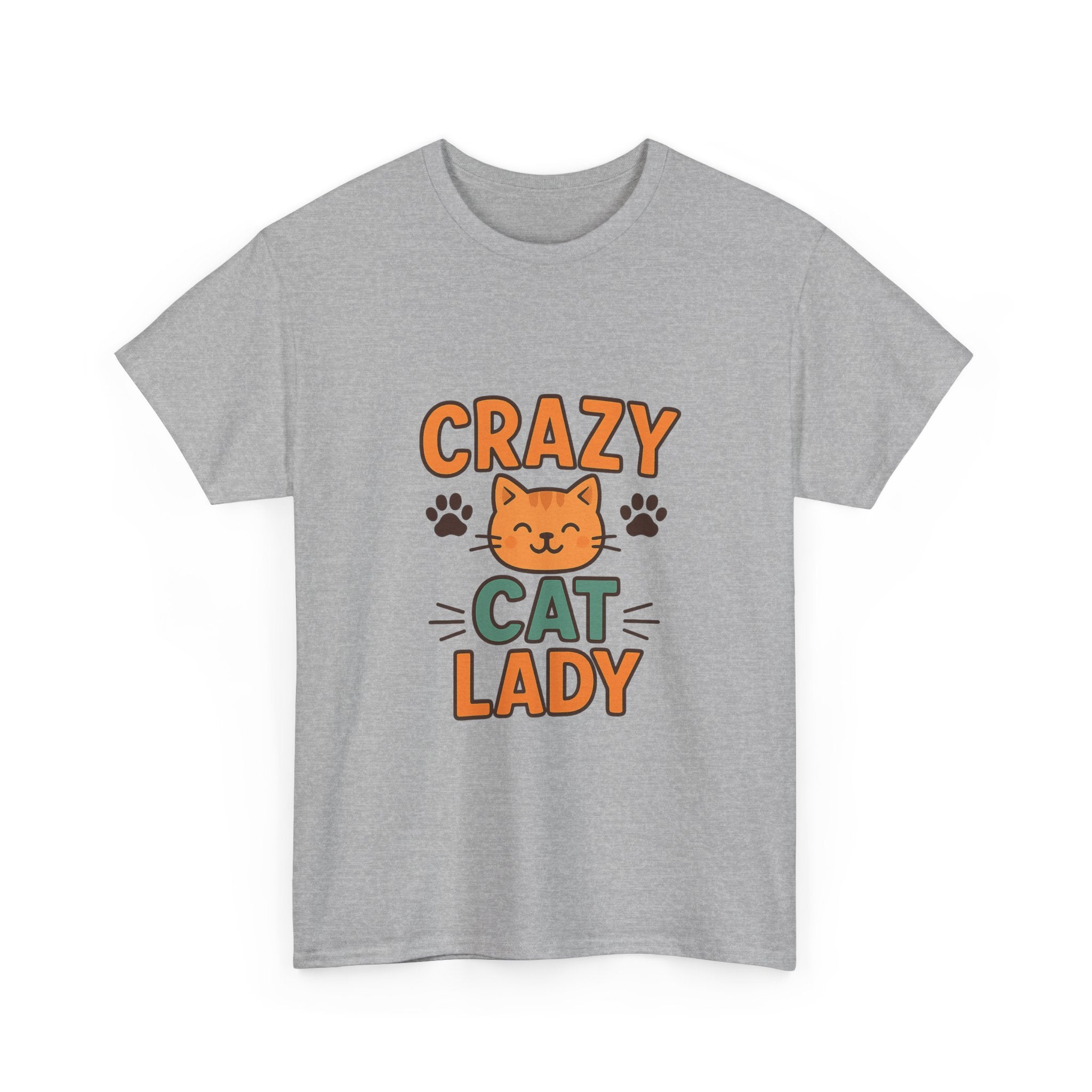 Crazy Cat Lady And Proud T-Shirt | Funny Cat Gift | Graphic Tee