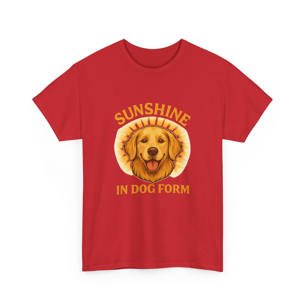 Golden Retriever Mom Sunshine In Dog Form T-Shirt | Dog Lover Gift | Graphic Tee