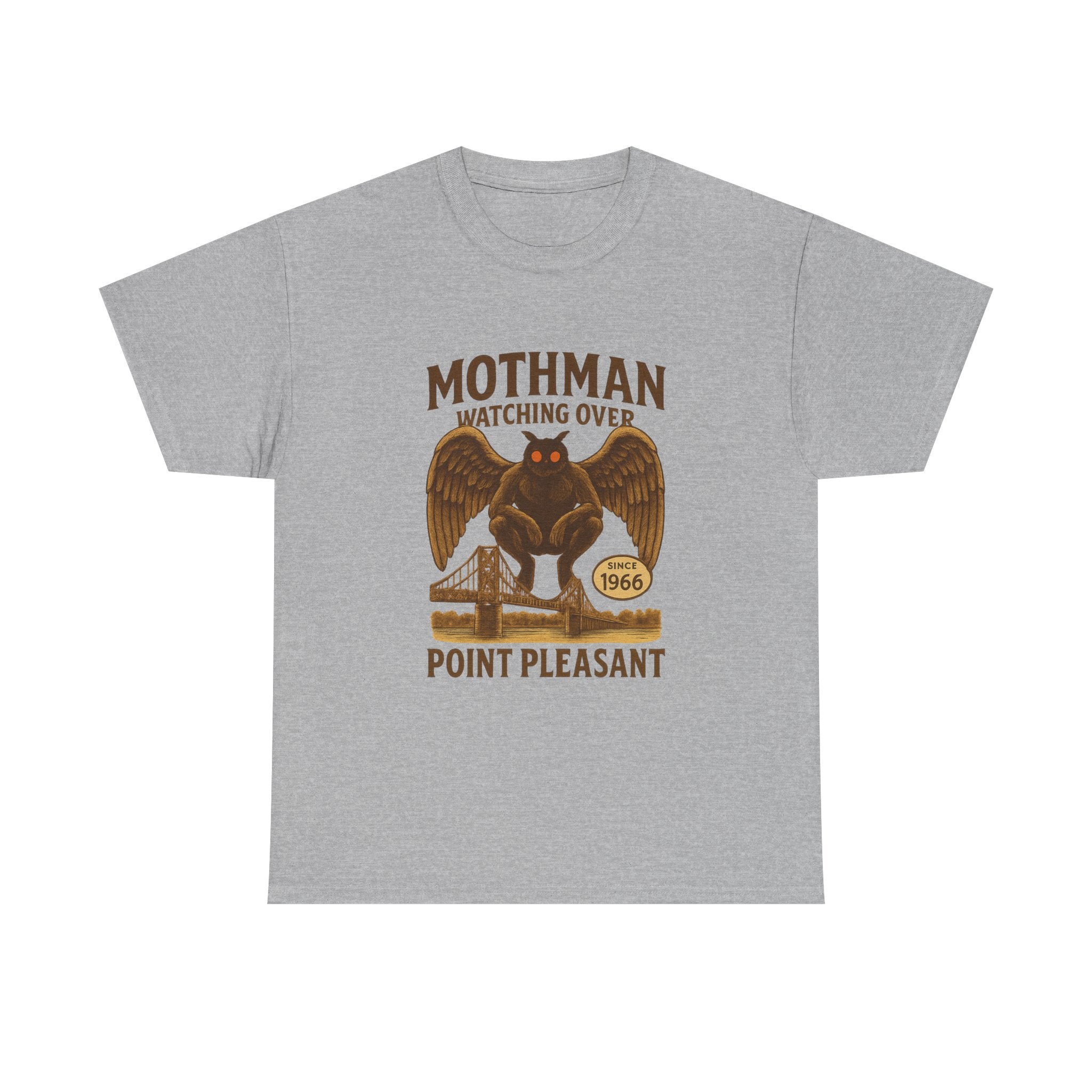 Mothman Watching Over Point Pleasant Since 1966 T-Shirt | Unique Gift | Graphic Tee