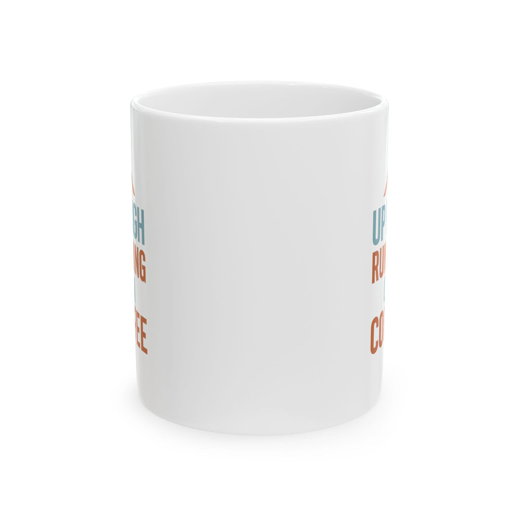 Roofer Up High And Running On Coffee Coffee Mug | Coffee Lover Gift | Ceramic Mug
