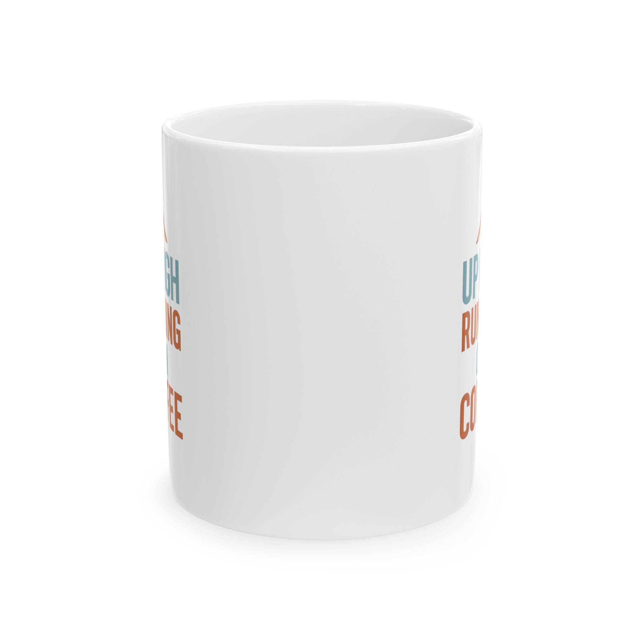 Roofer Up High And Running On Coffee Coffee Mug | Coffee Lover Gift | Ceramic Mug
