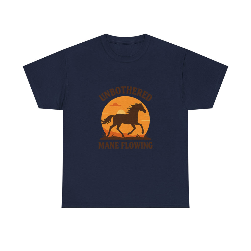 Horse Girl Unbothered Mane Flowing T-Shirt