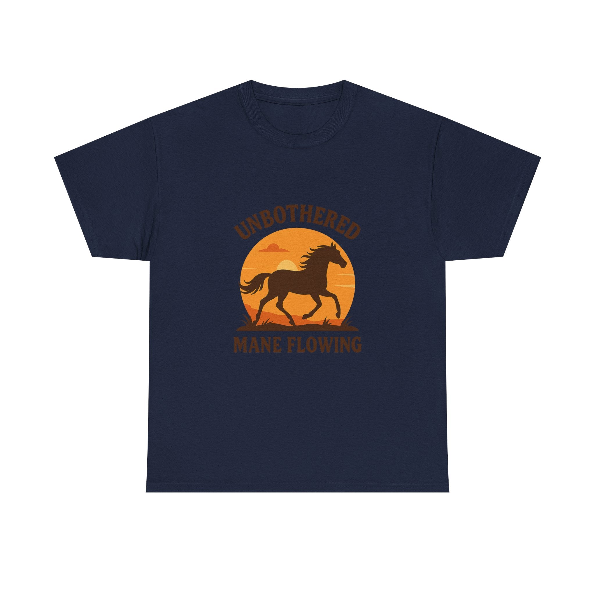 Horse Girl Unbothered Mane Flowing T-Shirt