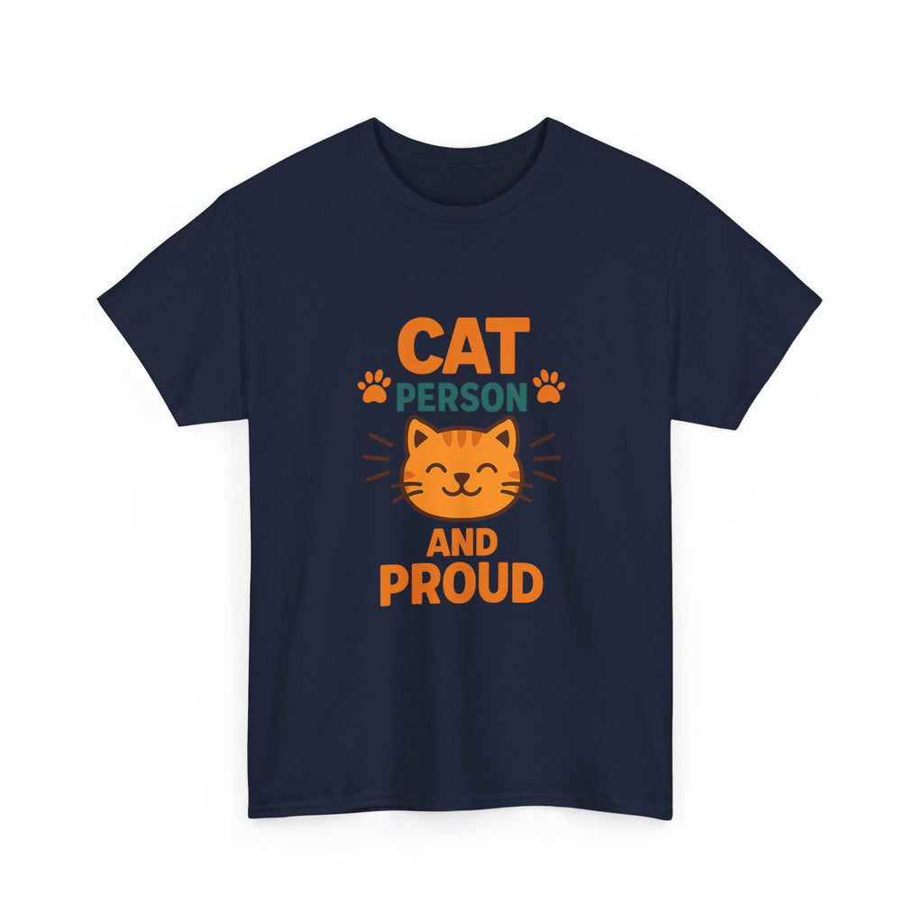 Certified Cat Person No Apologies T-Shirt | Cat Lover Gift | Graphic Tee