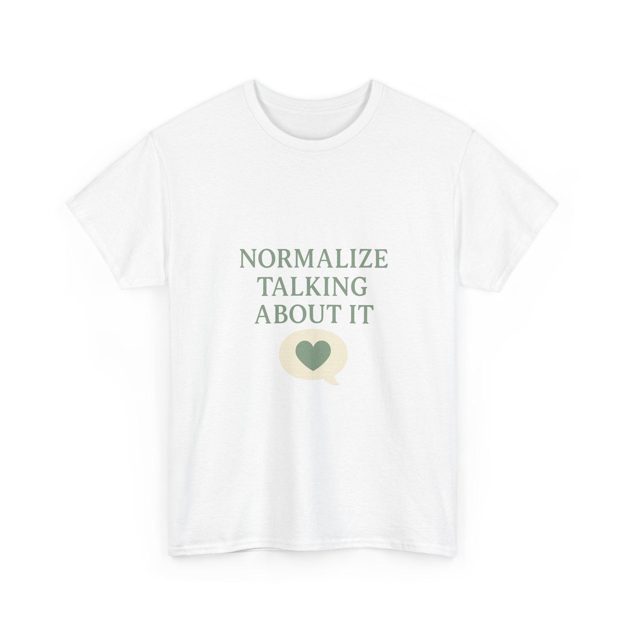 Mental Health Advocate Normalize Talking About It T-Shirt | Cat Lover Gift | Graphic Tee
