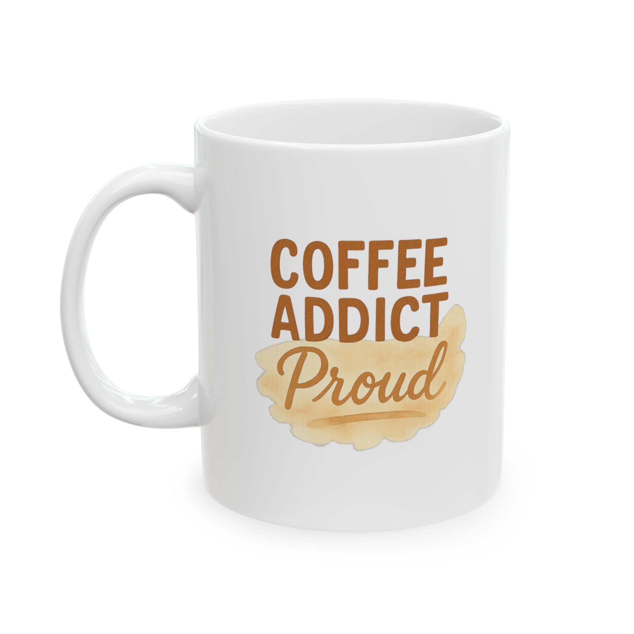World Class Coffee Addict Here Coffee Mug | Coffee Lover Humor | Ceramic Mug