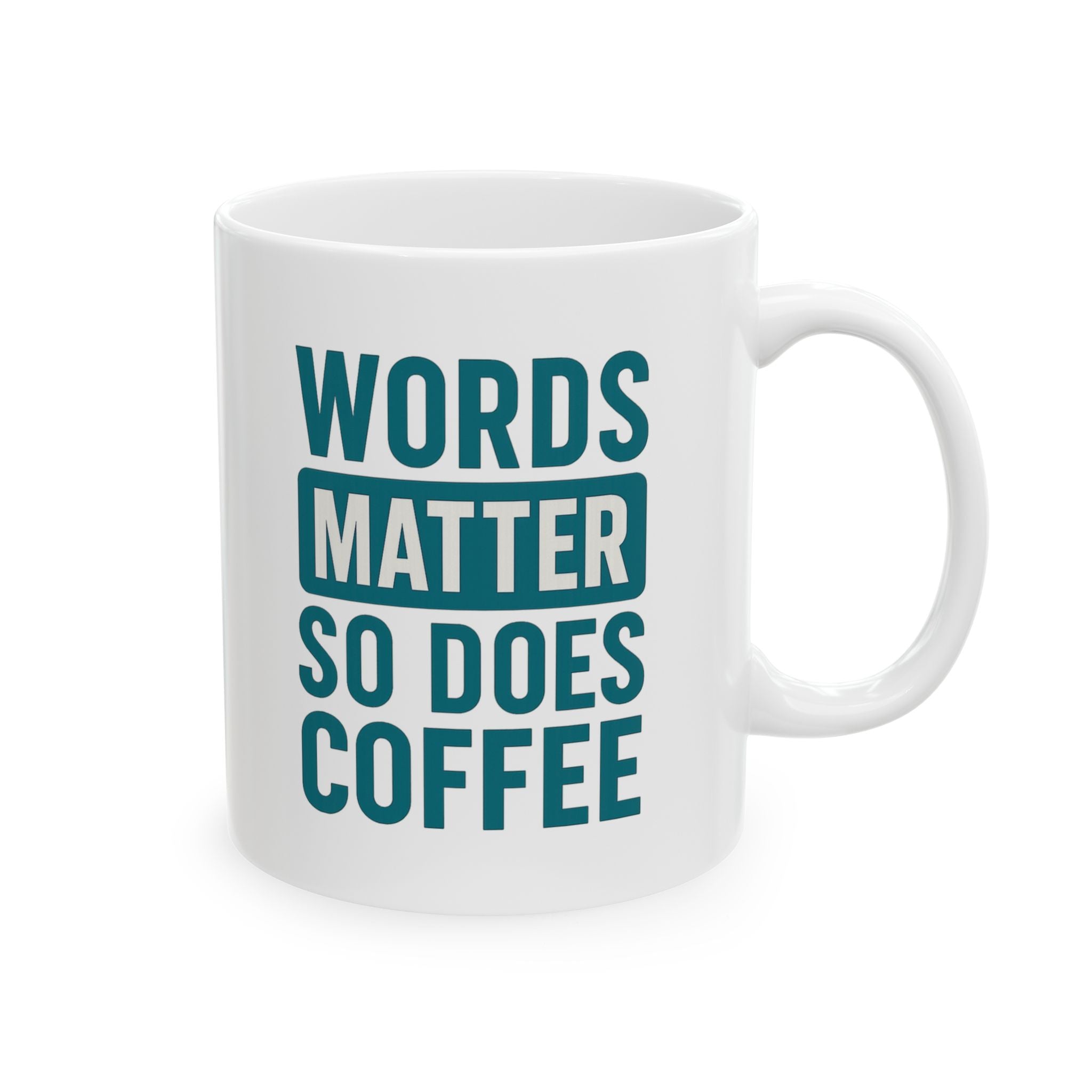 Speech Therapist Words Matter So Does Coffee Coffee Mug | Coffee Lover Gift | Ceramic Mug