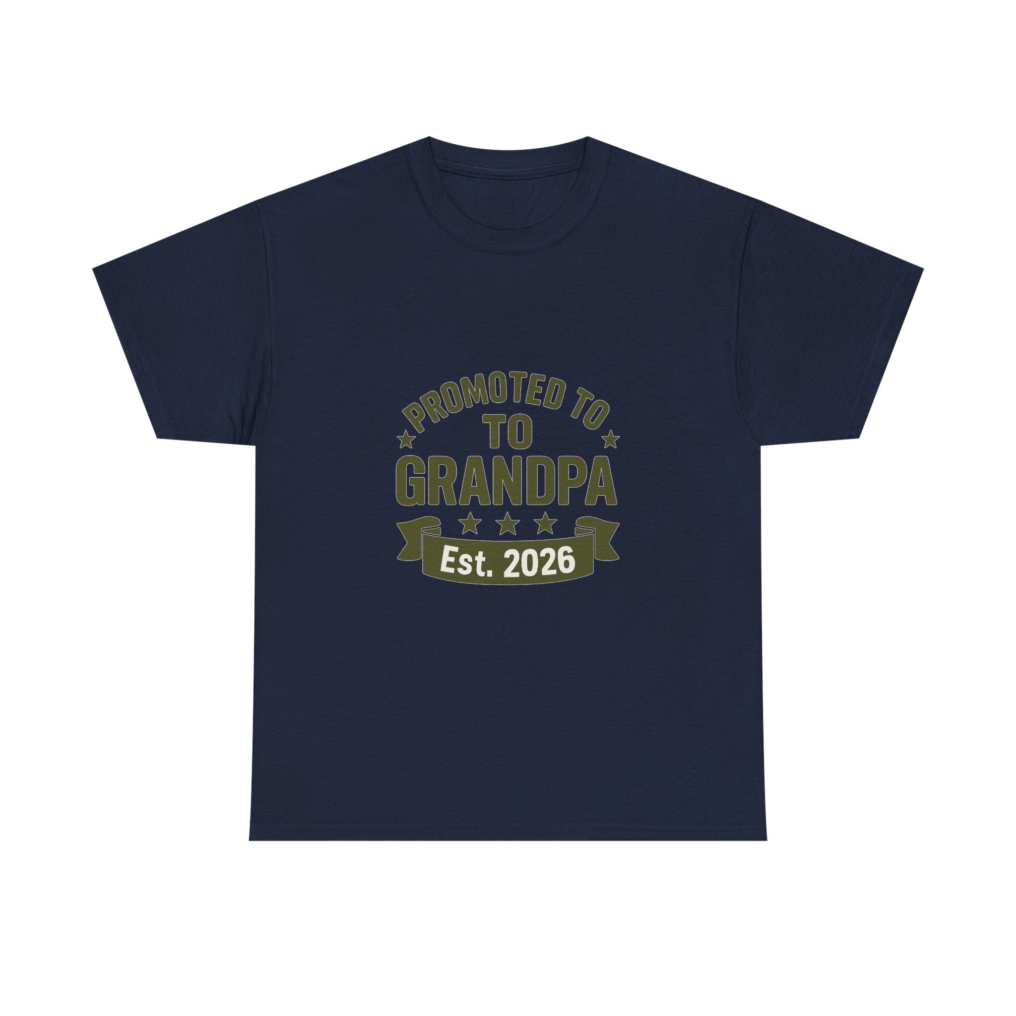 Promoted To Grandpa Est 2026 T-Shirt | Gift for Grandpa | Graphic Tee