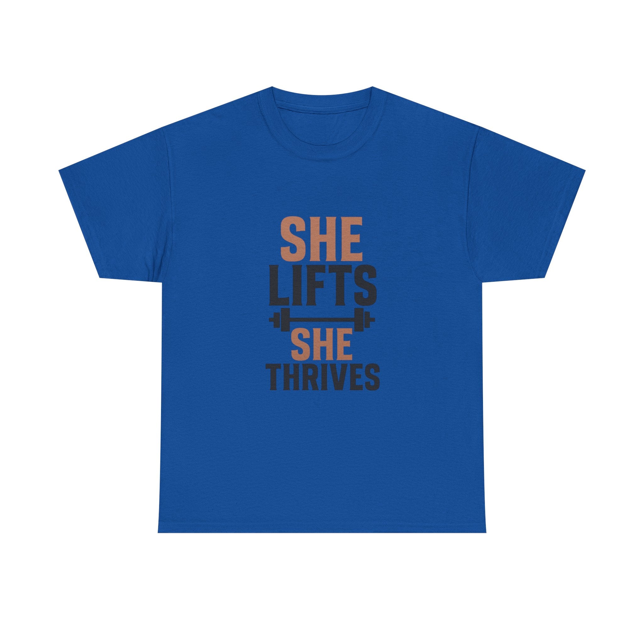 She Lifts She Thrives T-Shirt | Unique Gift | Graphic Tee