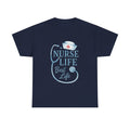 Nurse Life Coffee And Saving Lives T-Shirt | Funny Nurse Humor | Graphic Tee
