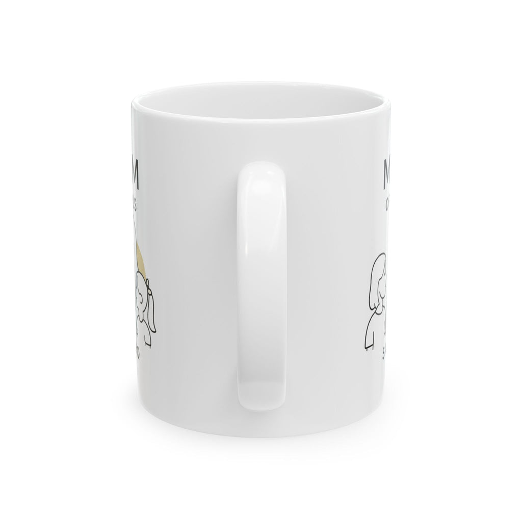 Mom Of Girls Glitter In My Coffee Coffee Mug | Girl Mom Humor | Ceramic Mug