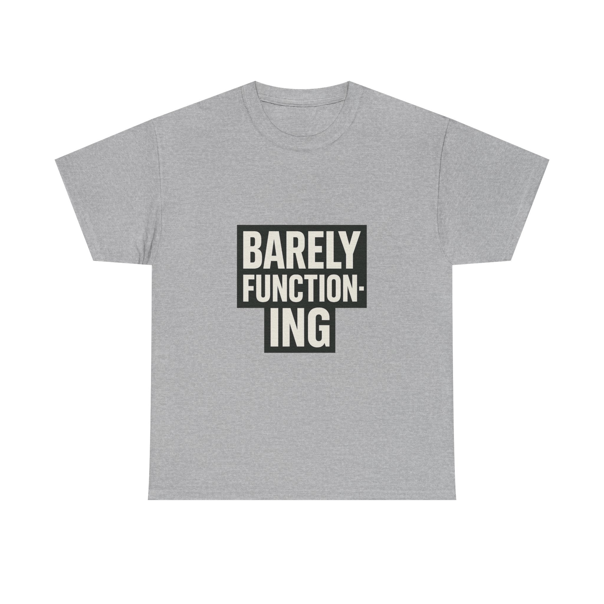 System Status Barely Online Send Coffee T-Shirt | Funny Gift | Graphic Tee
