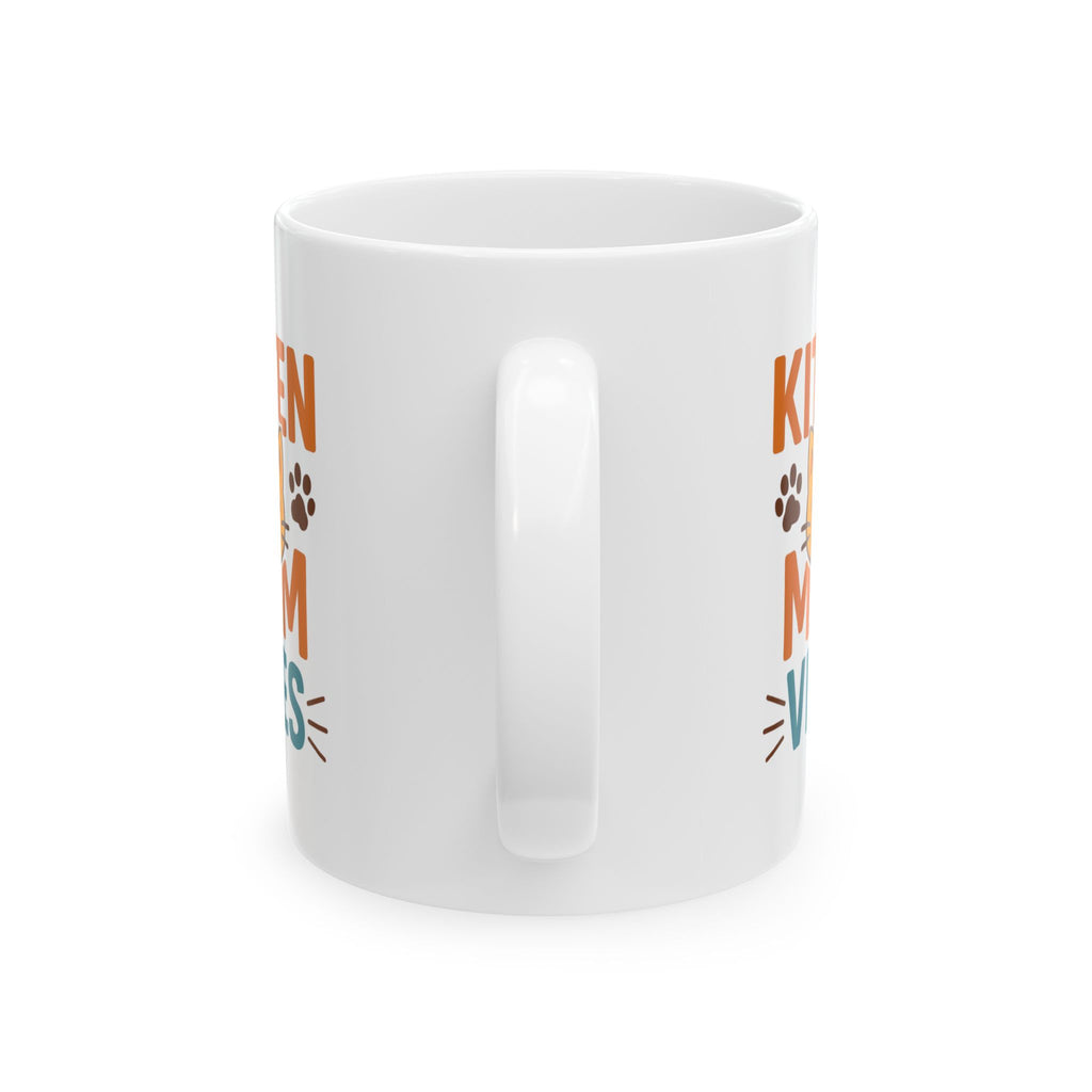 Professional Kitten Wrangler Coffee Mug | Funny Cat Mom Gift | Ceramic Mug