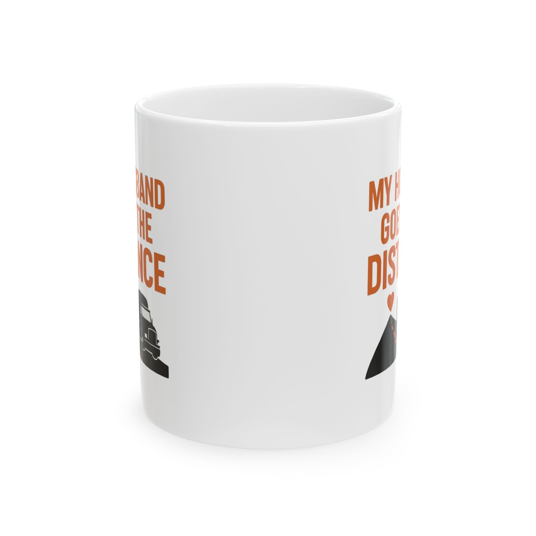 Trucker Husband Long Haul Love Coffee Mug | Unique Gift | Ceramic Mug