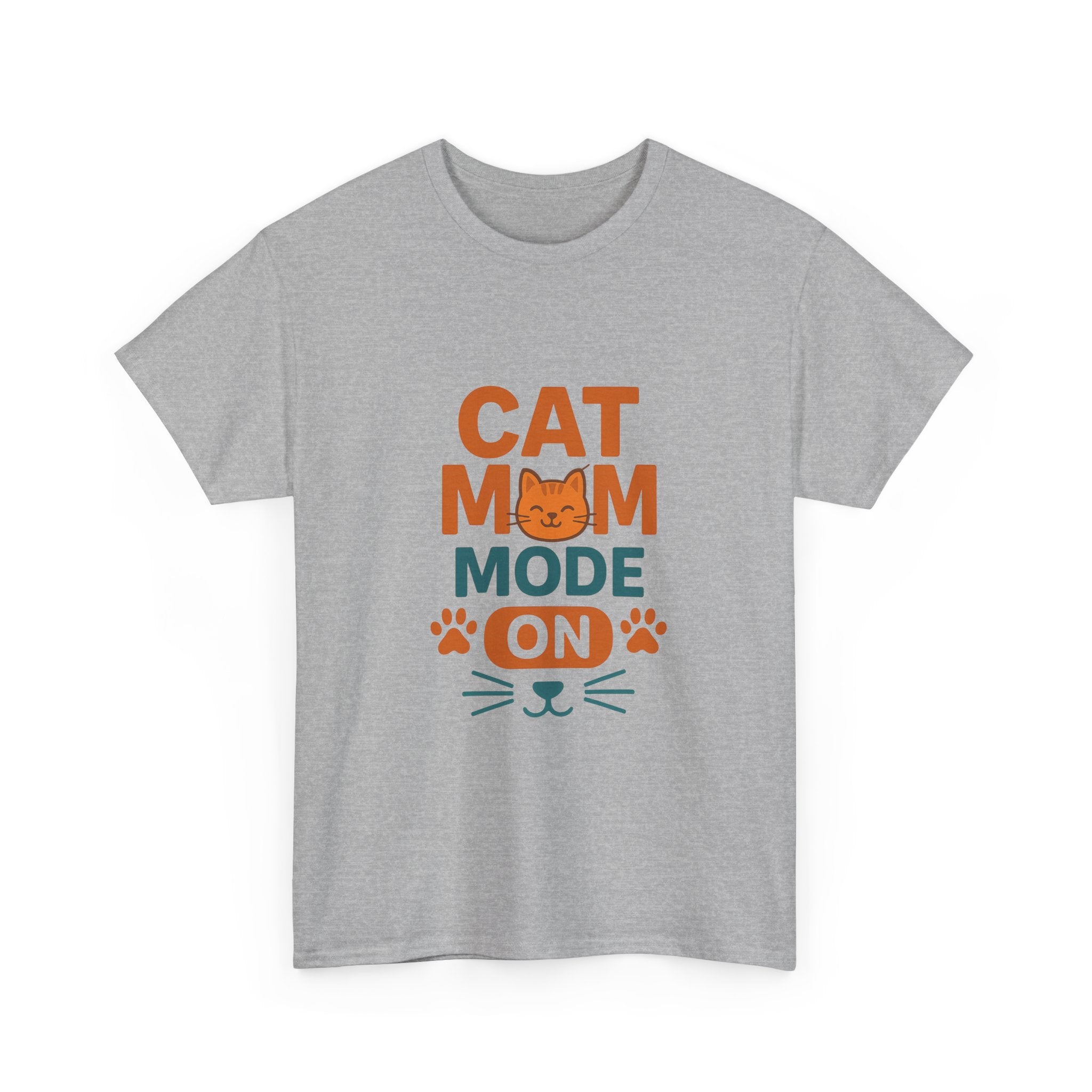 Cat Mom Mode On T-Shirt | Funny Cat Gift | Graphic Tee