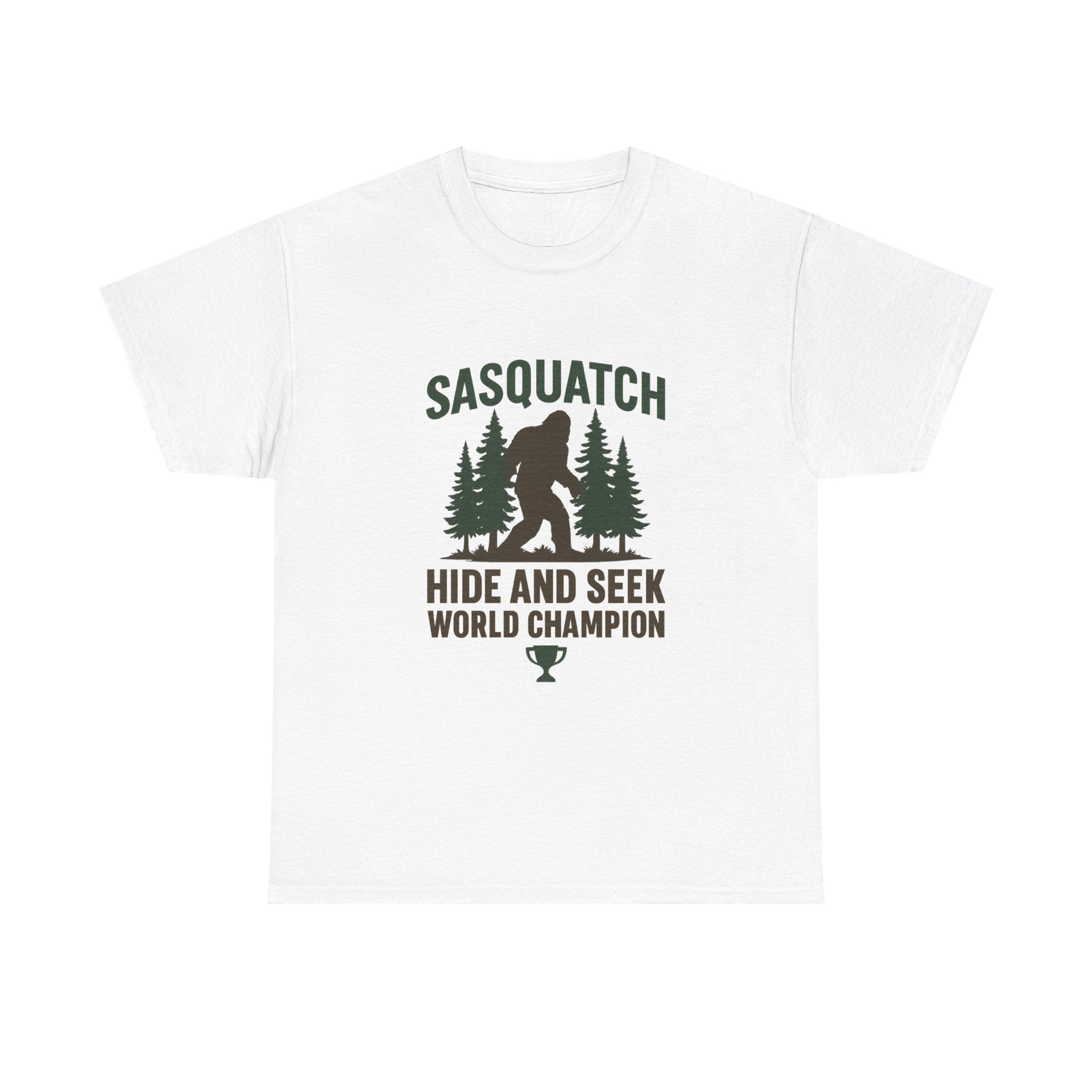 Sasquatch Hide And Seek World Champion T-Shirt | Unique Gift | Graphic Tee