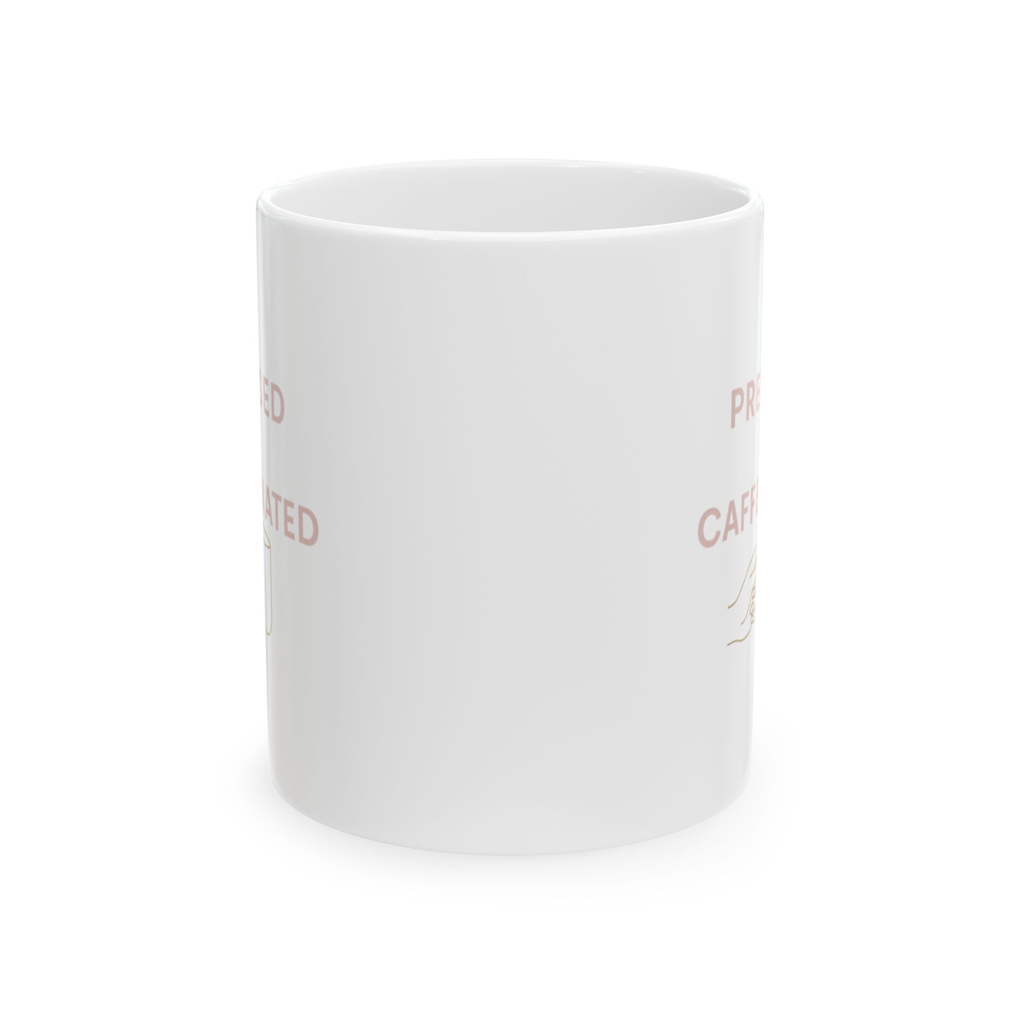 Nail Tech Pressed And Caffeinated Coffee Mug | Unique Gift | Ceramic Mug