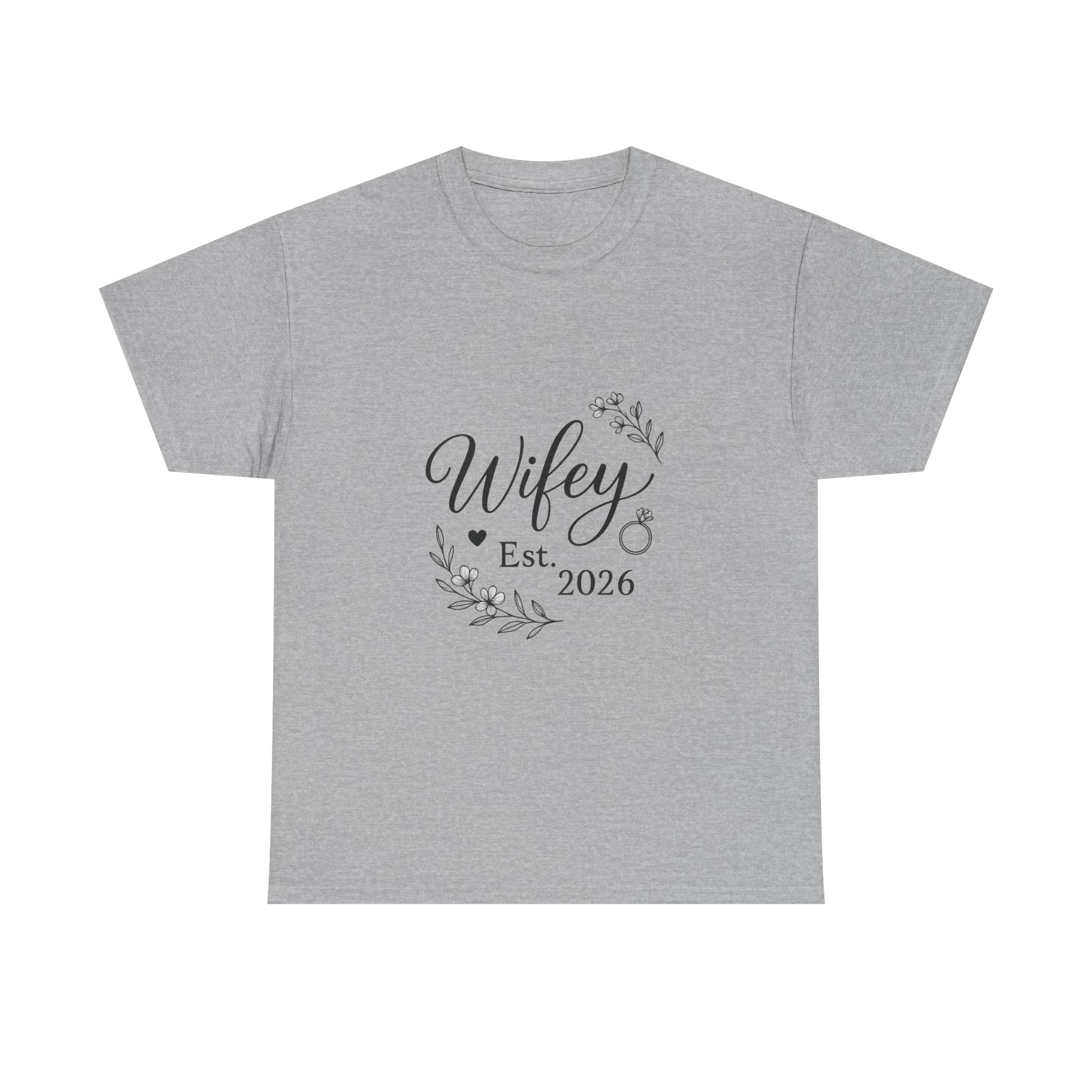 Wifey Est 2026 Bride T-Shirt | Unique Gift | Graphic Tee