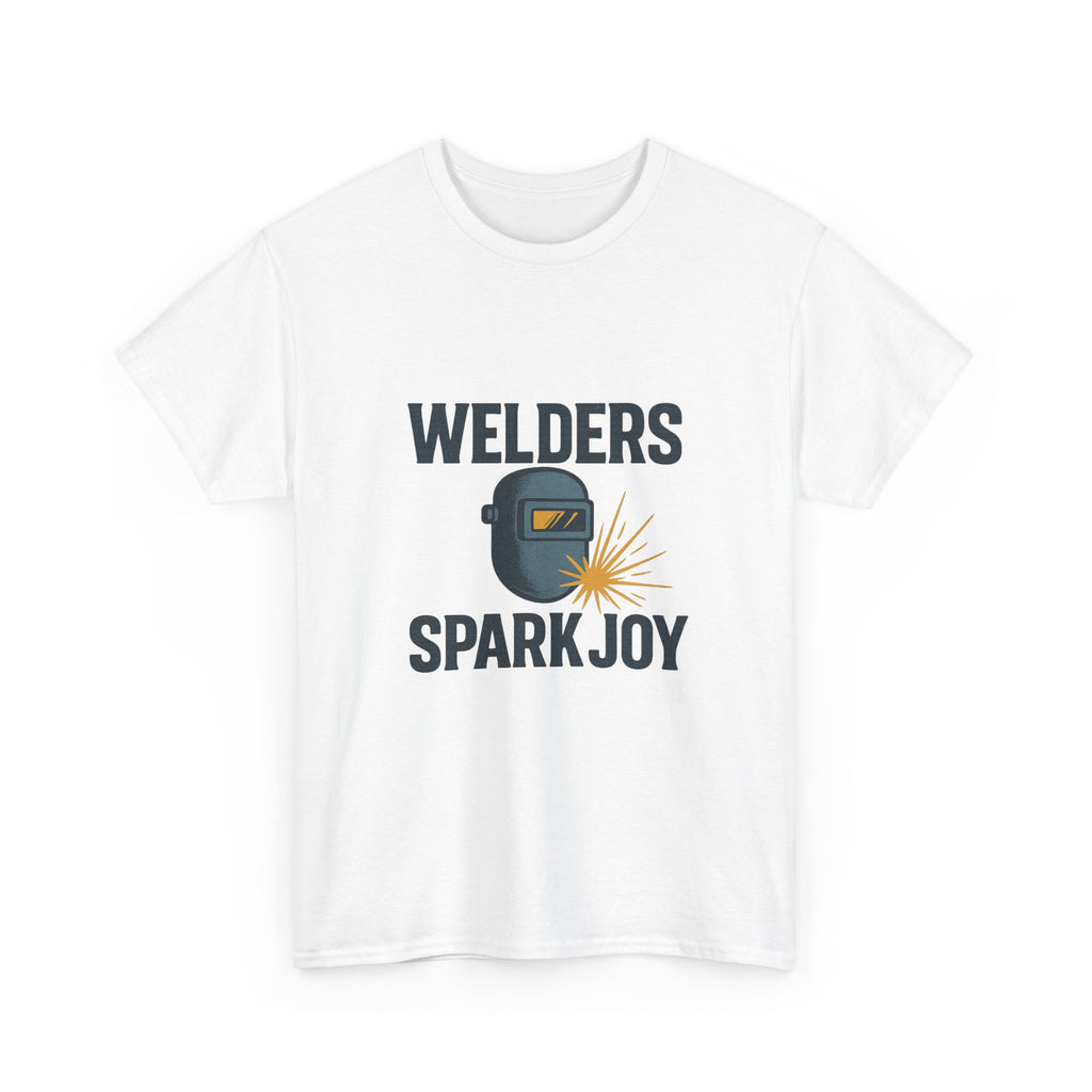 Welders Spark Joy Profession T-Shirt | Unique Gift | Graphic Tee