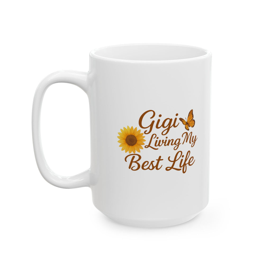 Gigi And Grandkids Names Custom Coffee Mug | Unique Gift | Ceramic Mug