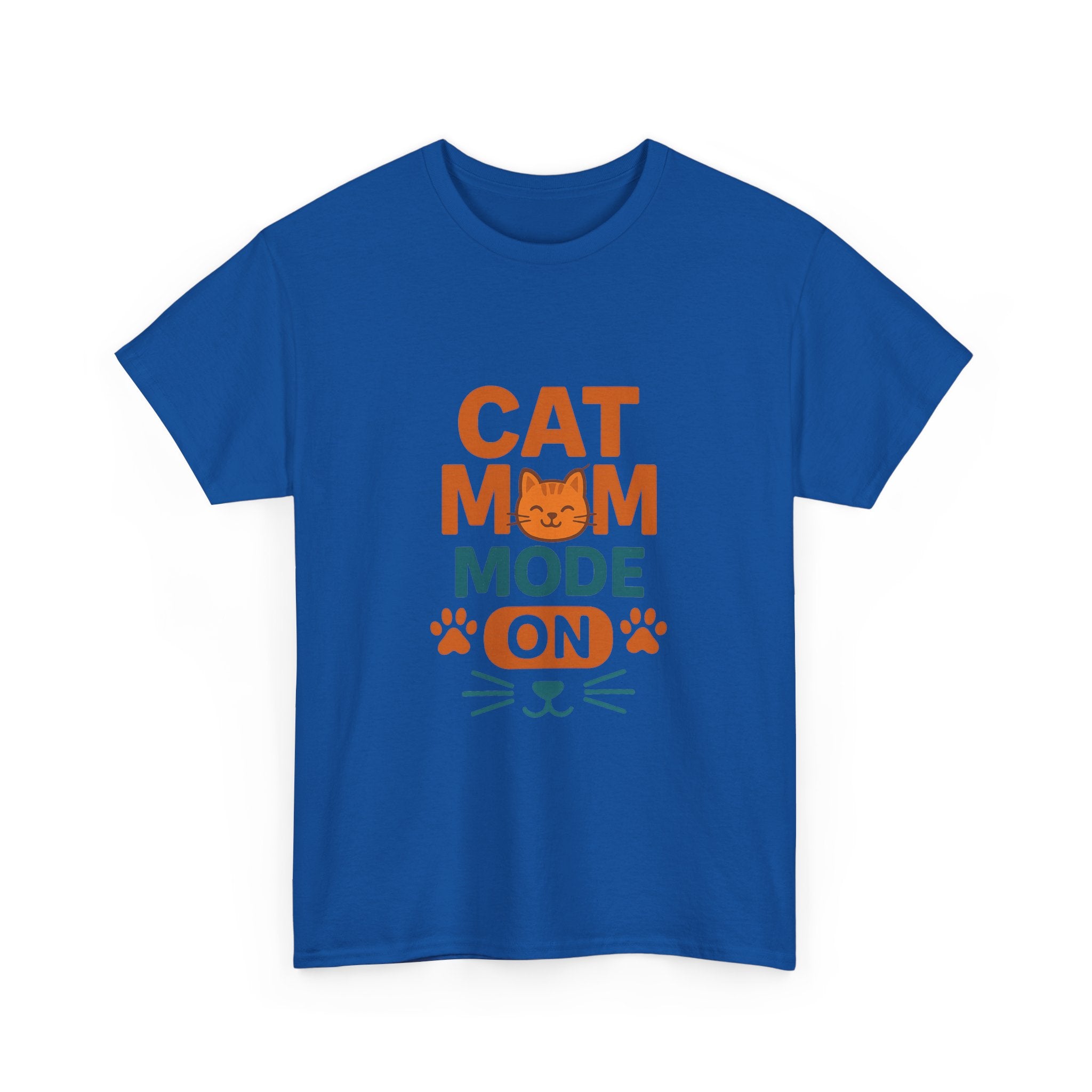 Cat Mom Mode On T-Shirt | Funny Cat Gift | Graphic Tee