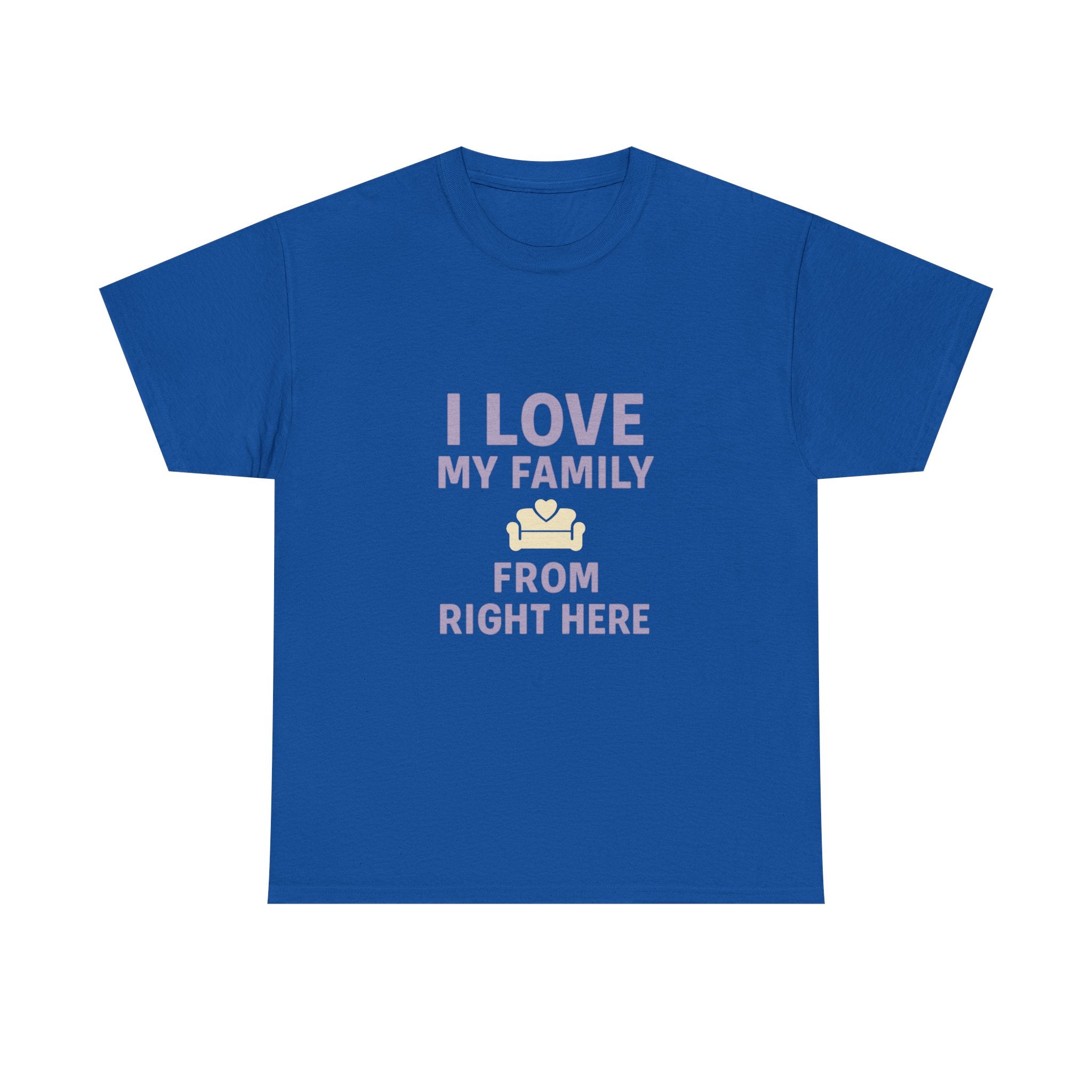 Introverted Mom I Love My Family From Right Here T-Shirt | Gift for Mom | Graphic Tee