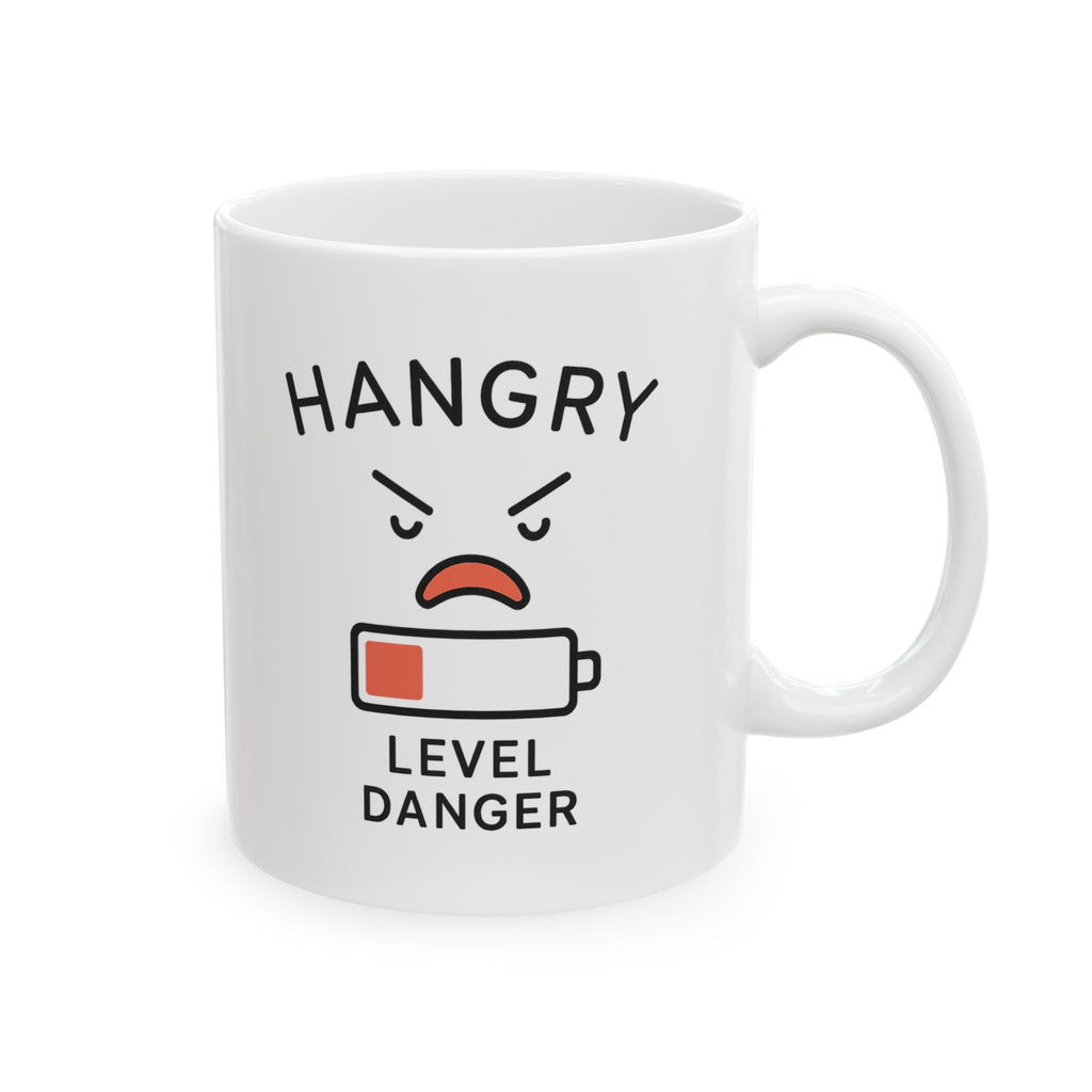 Hungry And Angry About It Hangry Coffee Mug | Funny Gift | Ceramic Mug