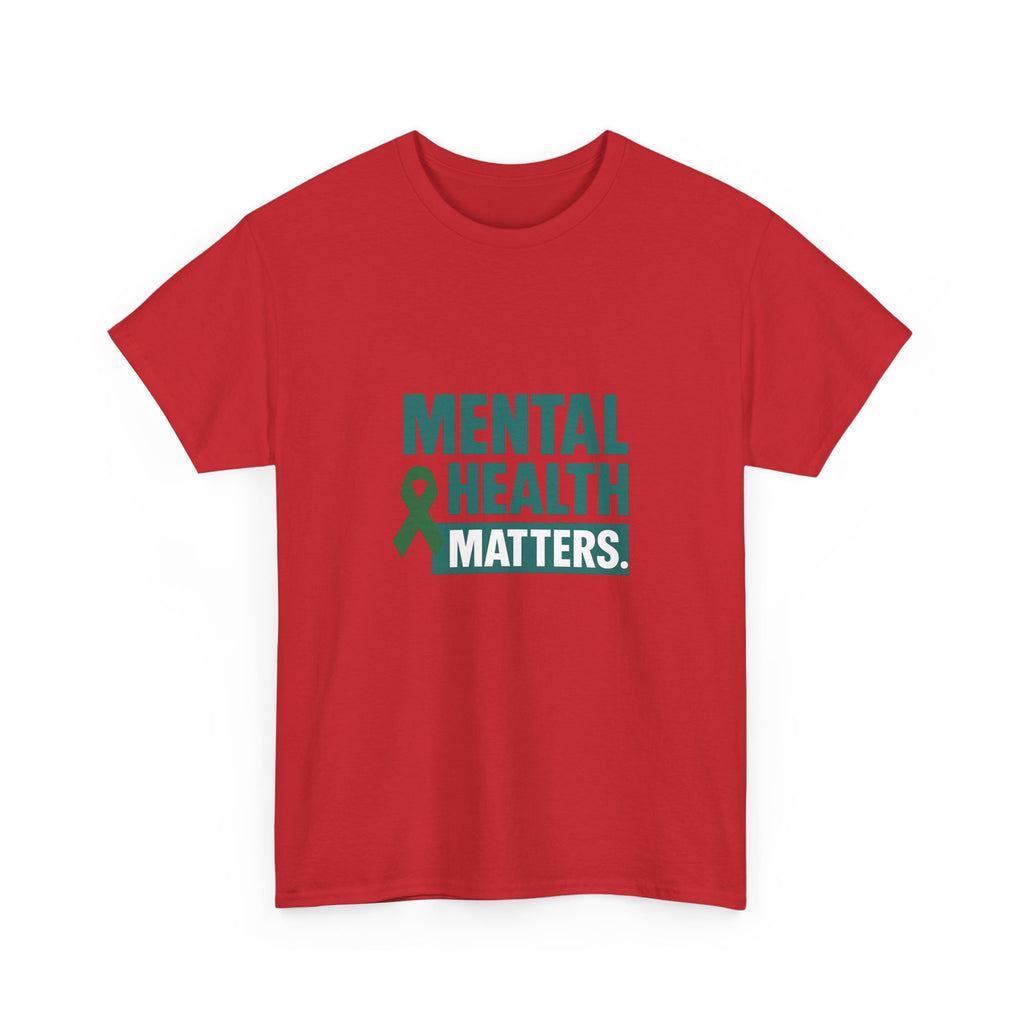 Mental Health Matters Full Stop T-Shirt | Unique Gift | Graphic Tee