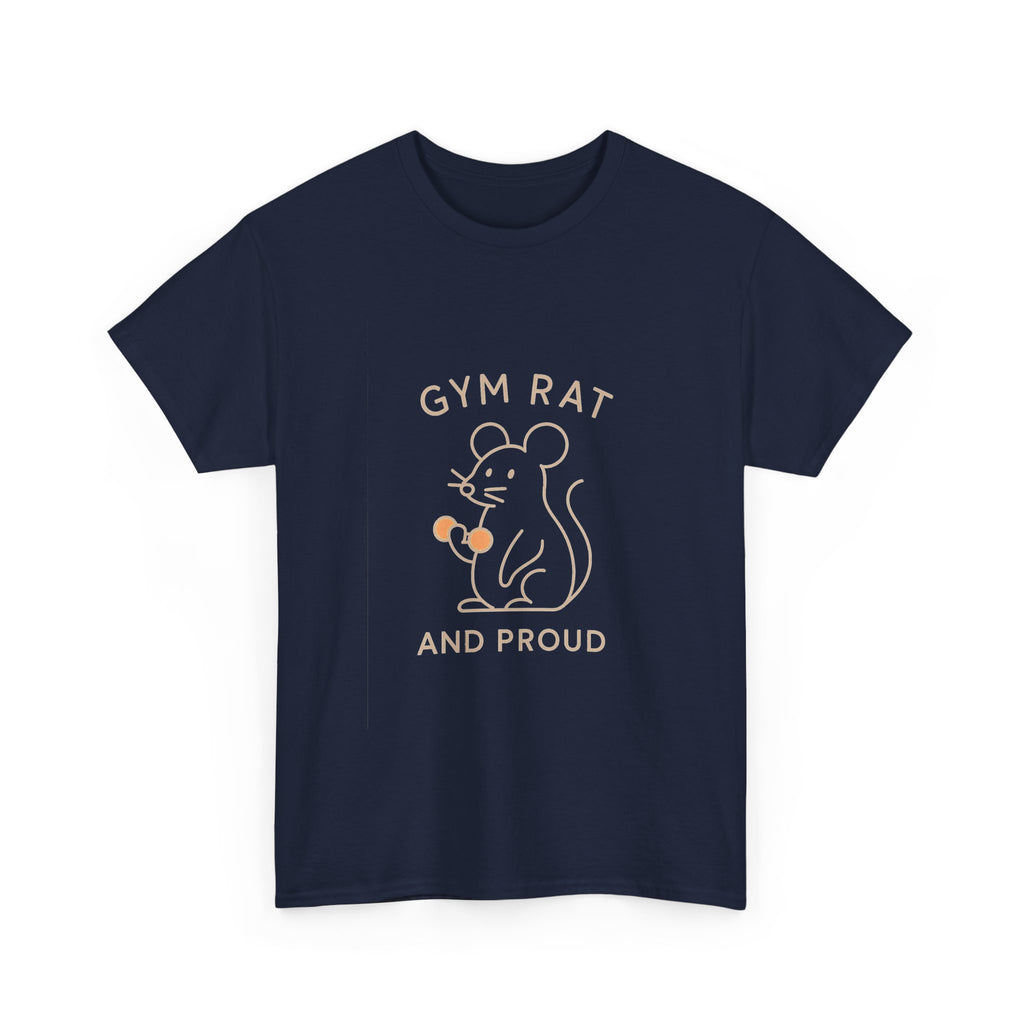 Gym Rat Powered By Pre-Workout T-Shirt | Funny Gym Gift | Graphic Tee