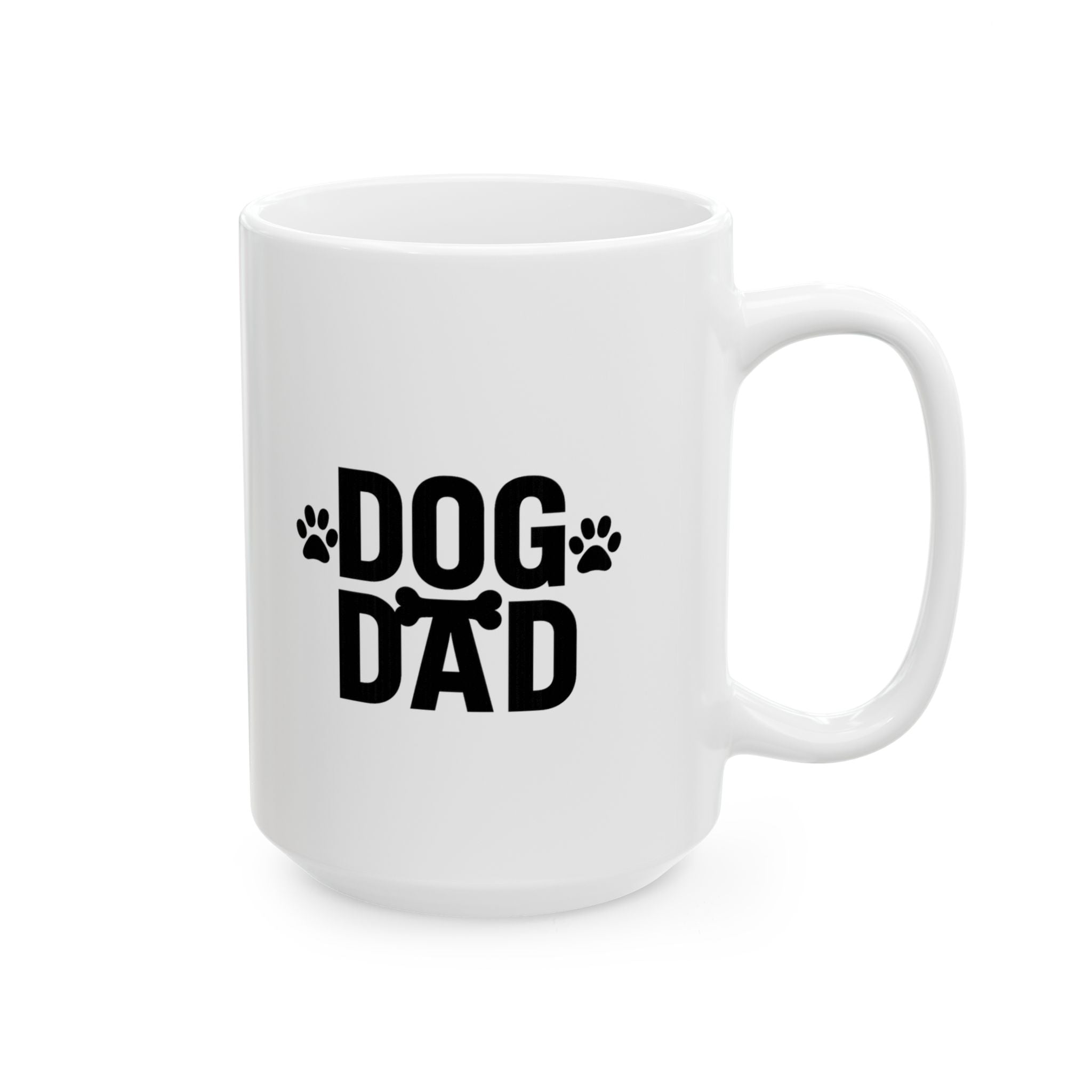 Dog Dad Paw Print Coffee Mug | Dog Lover Gift | Ceramic Mug