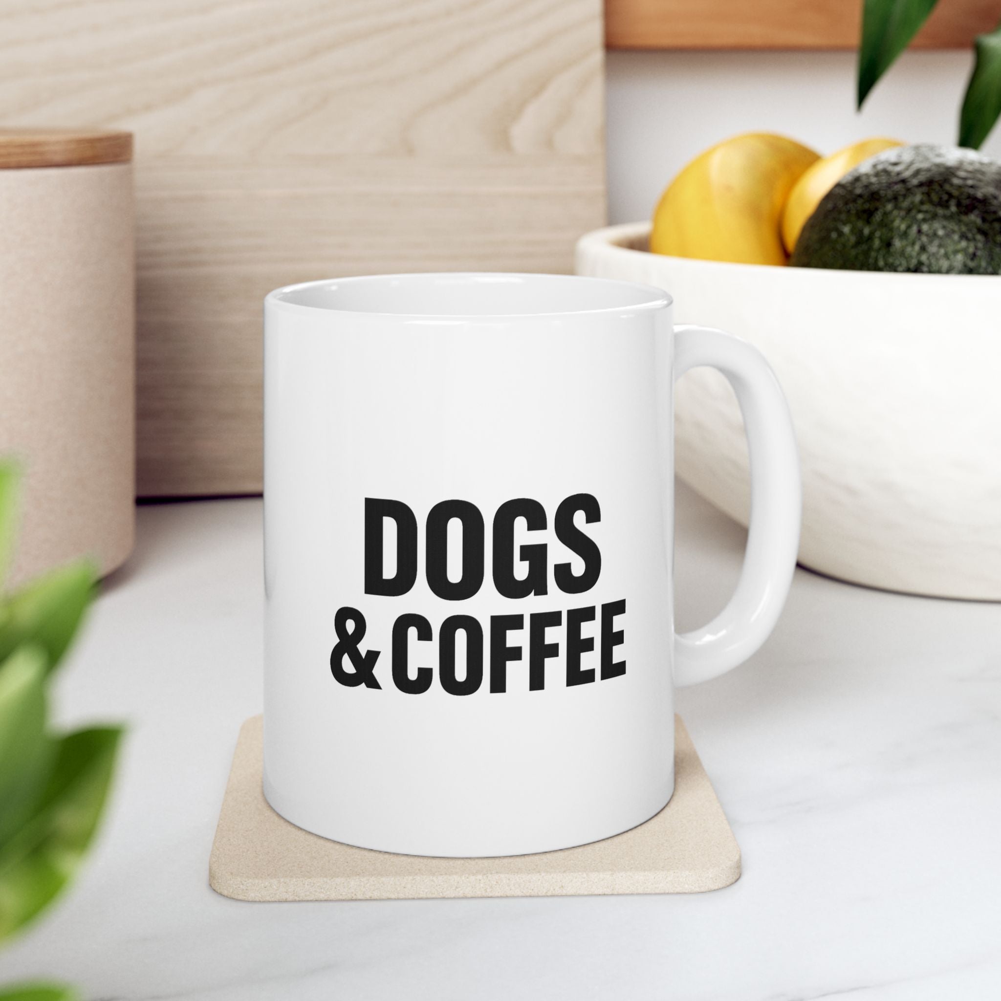 Coffee First Dogs Forever Coffee Mug | Dog And Coffee Lover | Ceramic Mug