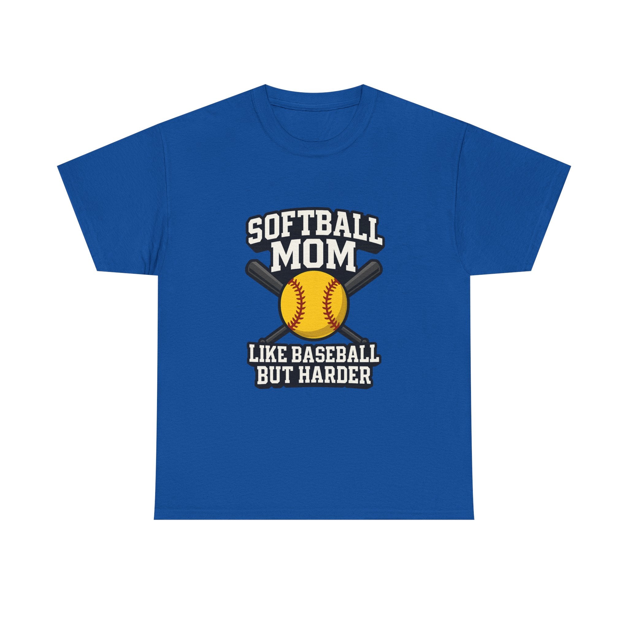 Softball Mom Like Baseball But Harder T-Shirt | Gift for Mom | Graphic Tee