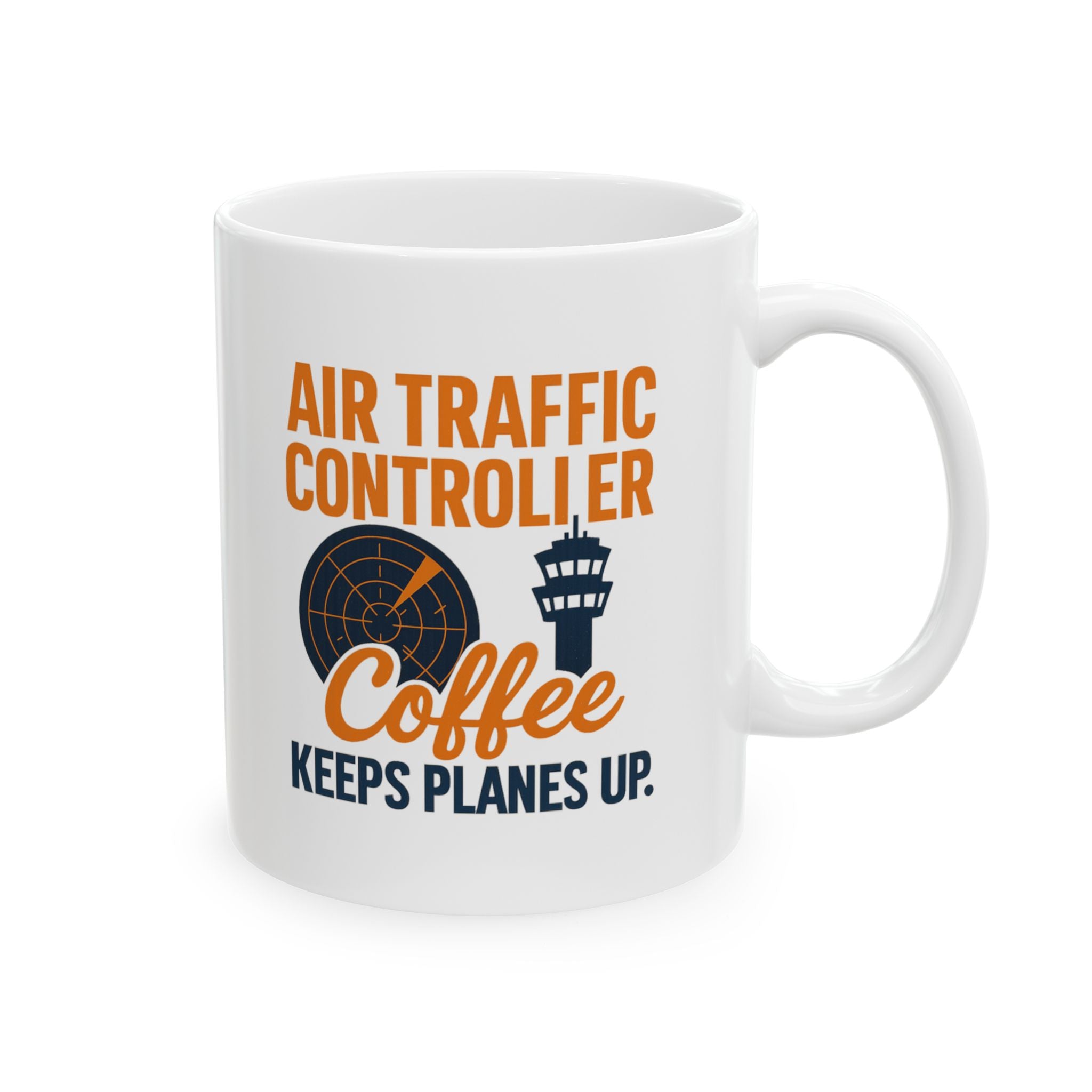 Air Traffic Controller Coffee Keeps Planes Flying Ceramic Mug