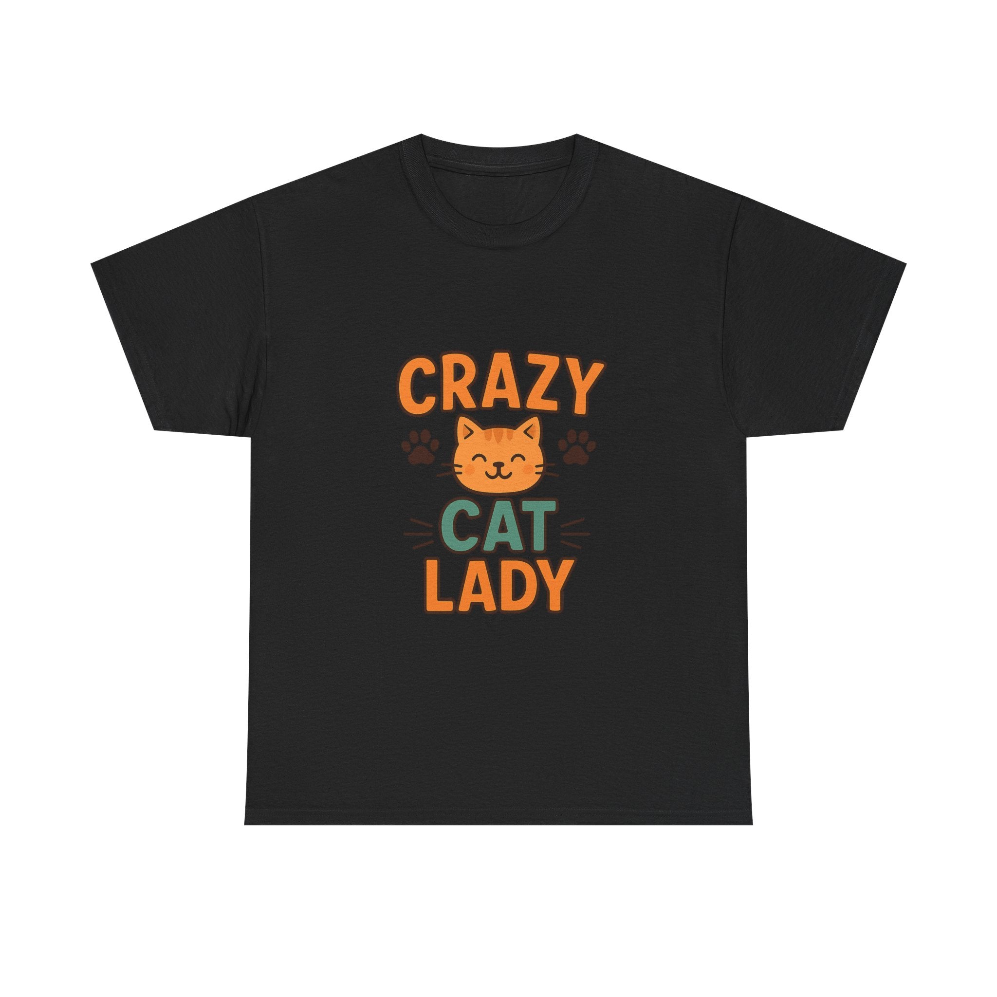 Crazy Cat Lady And Proud T-Shirt | Funny Cat Gift | Graphic Tee