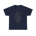 Probably Thinking About Cats Introvert T-Shirt | Cat Lover Gift | Graphic Tee
