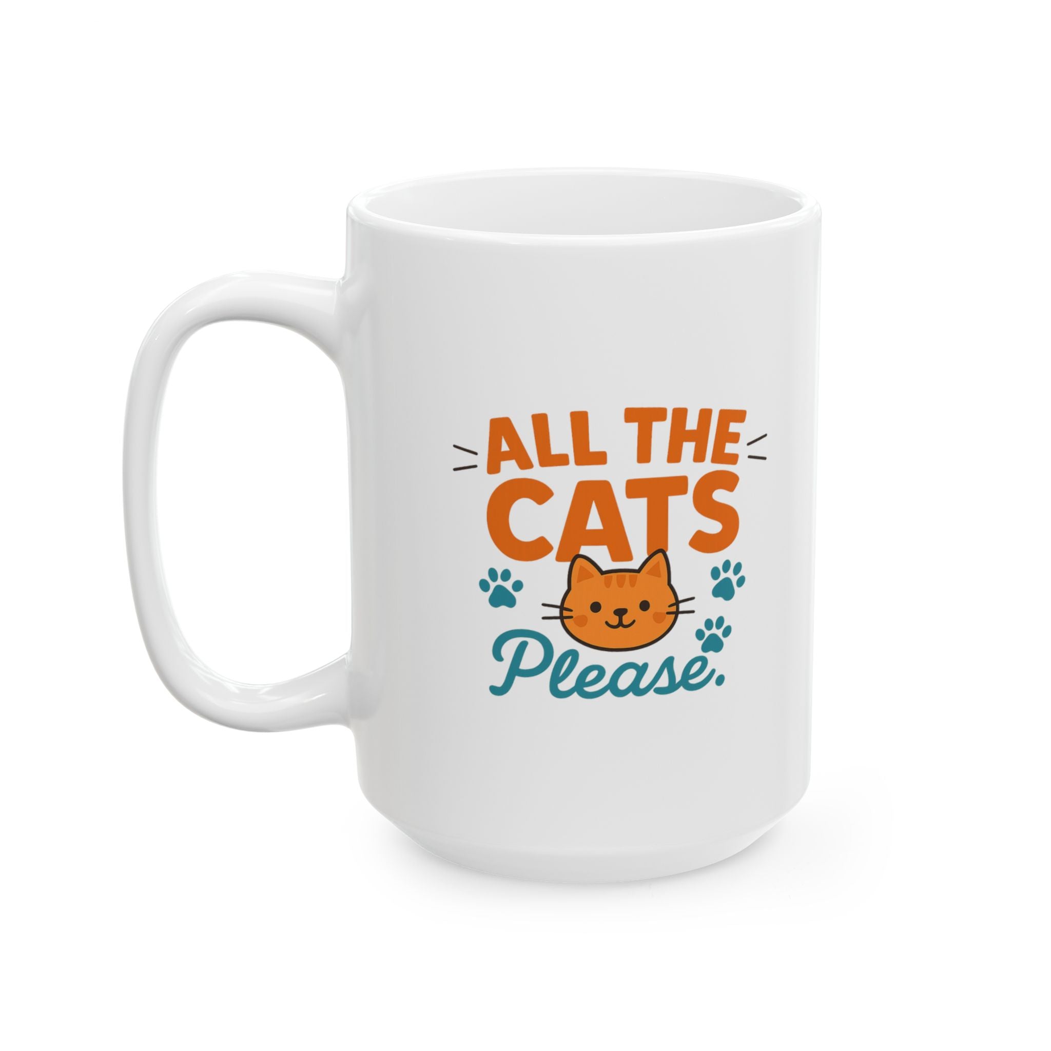 My Cats Have A Staff Me Coffee Mug | Multiple Cats Humor | Ceramic Mug