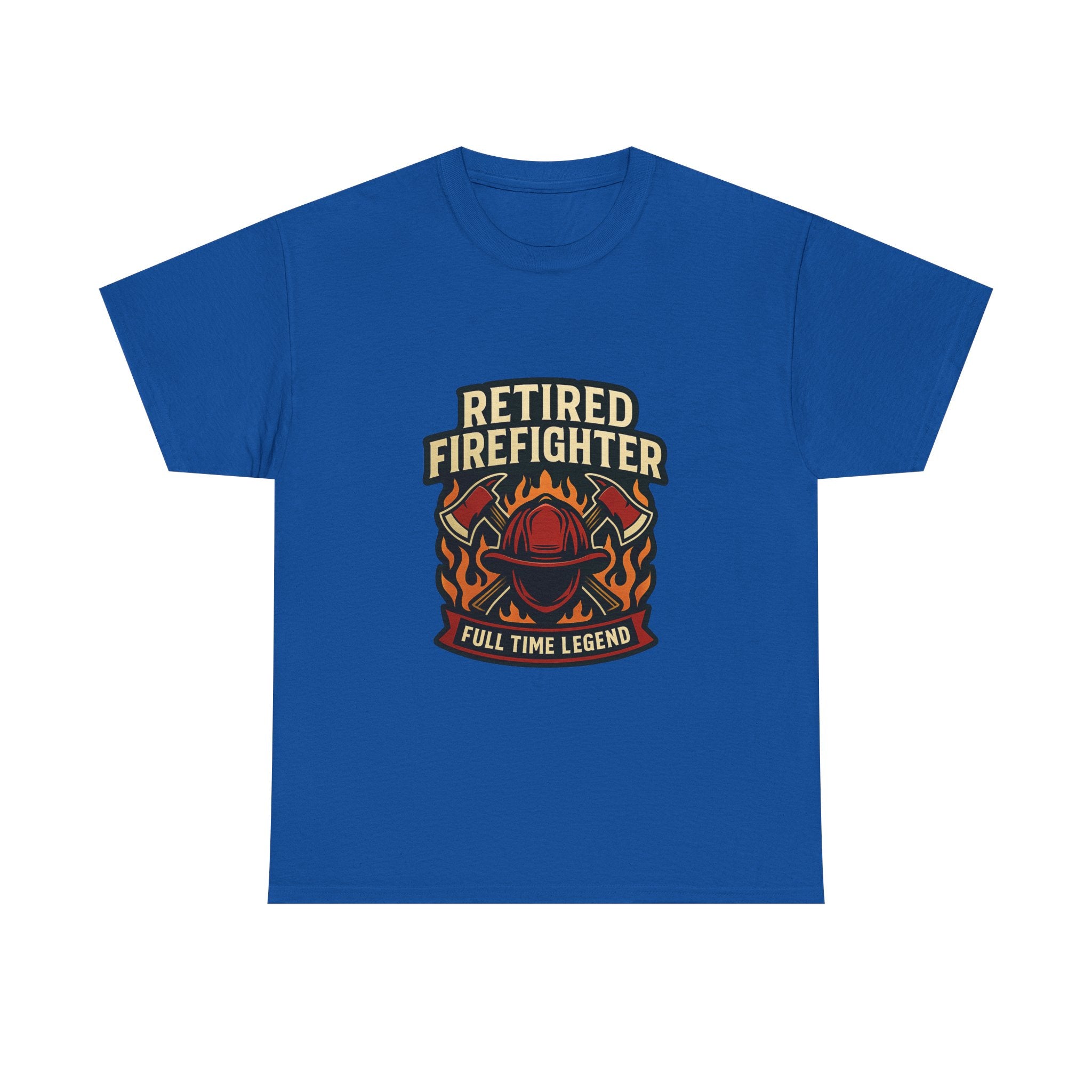 Retired Firefighter Full Time Legend T-Shirt | Unique Gift | Graphic Tee