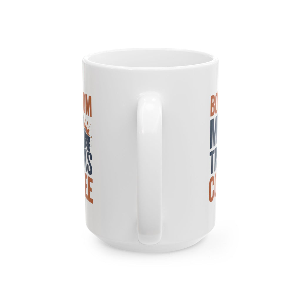 Boy Mom Mud Trucks Coffee Coffee Mug | Gift for Mom | Ceramic Mug
