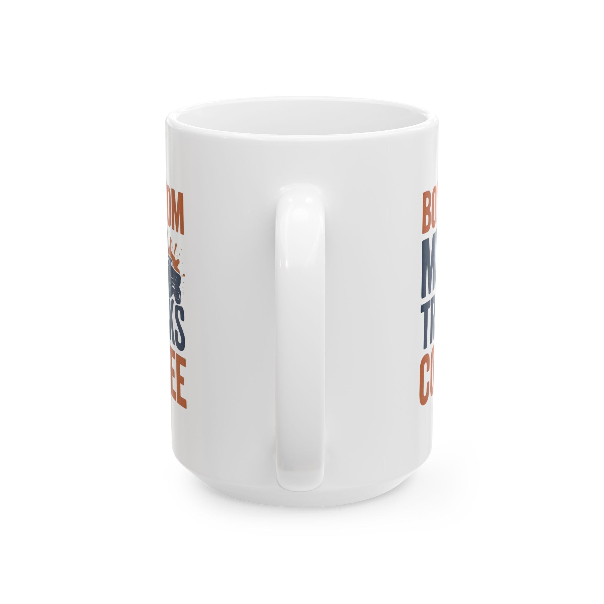 Boy Mom Mud Trucks Coffee Coffee Mug | Gift for Mom | Ceramic Mug