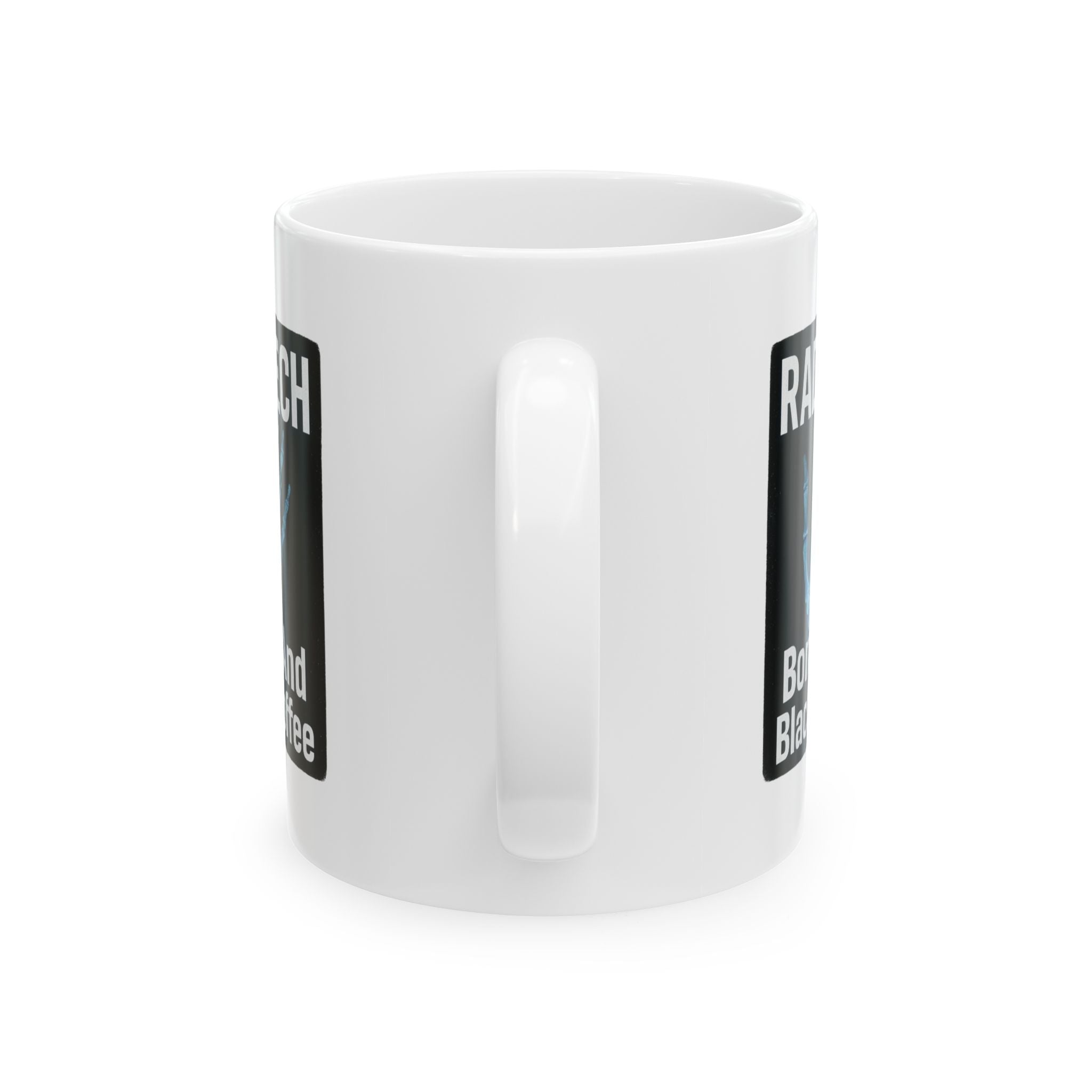 Radiologic Technologist Bones And Black Coffee Ceramic Mug