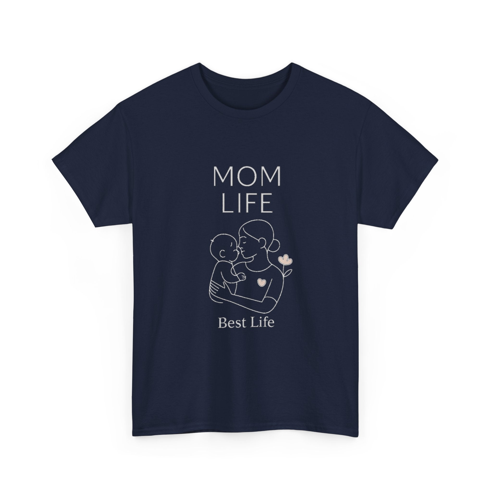 Mom Life Best Life Period T-Shirt | Mom Humor Gift | Graphic Tee